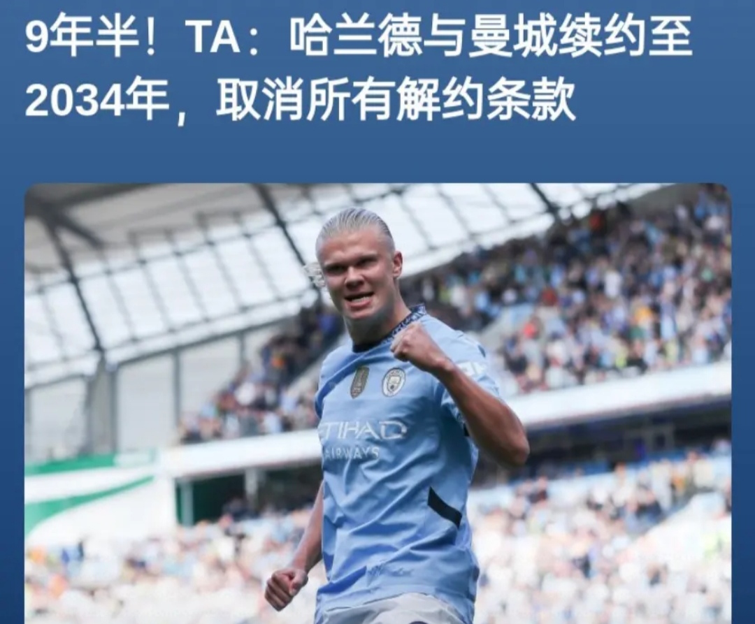  哈兰德金球奖 